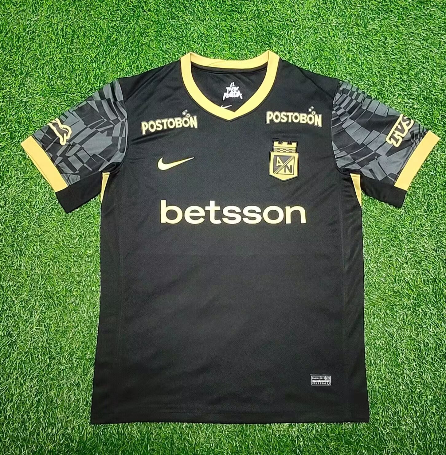 AAA Quality Atletico Nacional 25/26 Away Black Soccer Jersey